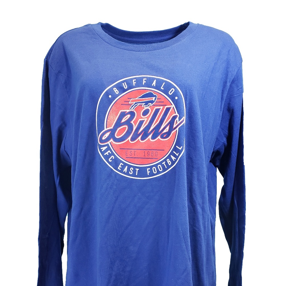 Buffalo Bills Women's NFL Long Sleeve T, Blue